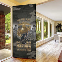 Montford Point Marines 1942-1949 Door Cover The Right to Fight Legacy Tribute