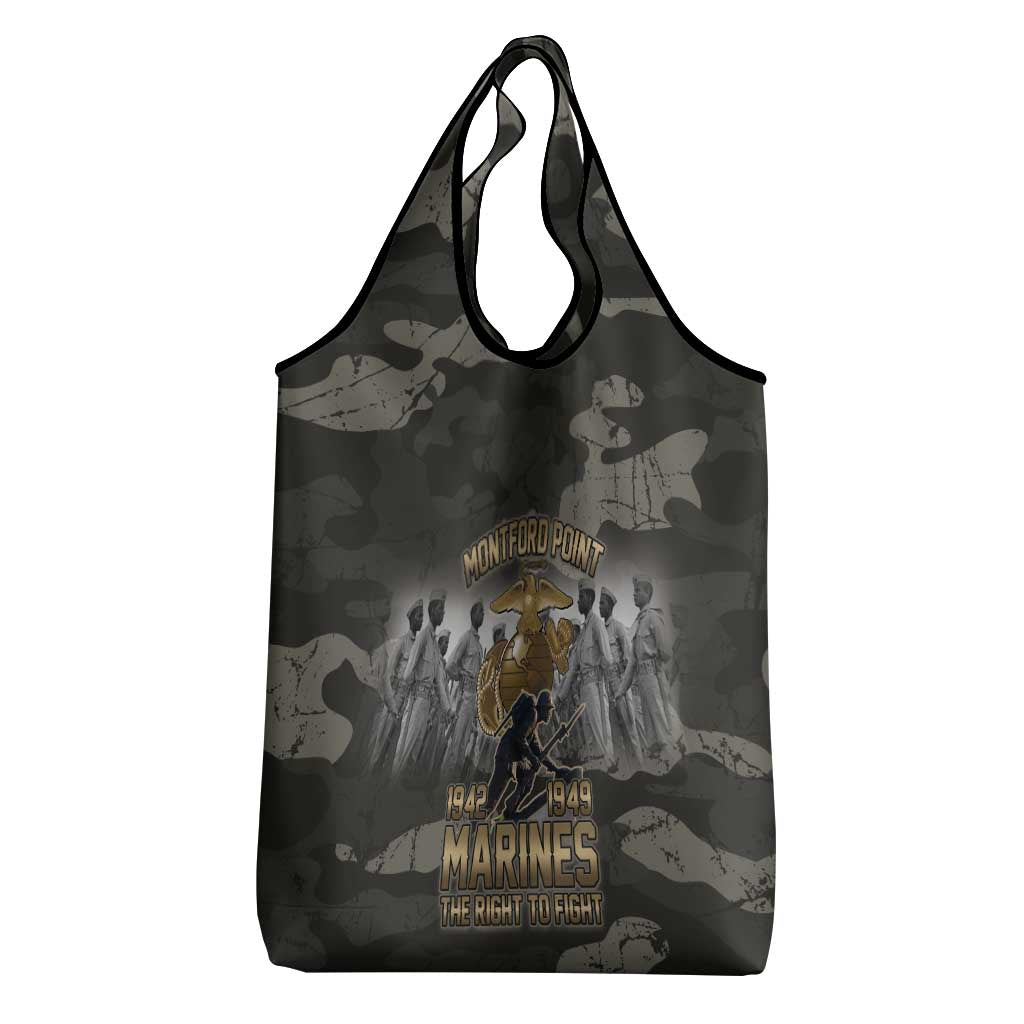 Montford Point Marines 1942-1949 Grocery Bag The Right to Fight Legacy Tribute