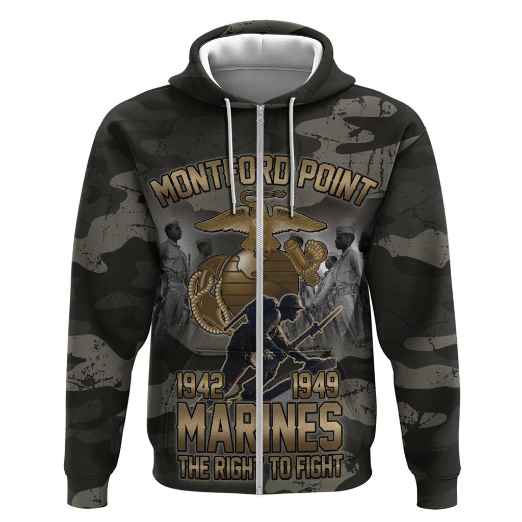 Montford Point Marines 1942-1949 Hoodie The Right to Fight Legacy Tribute