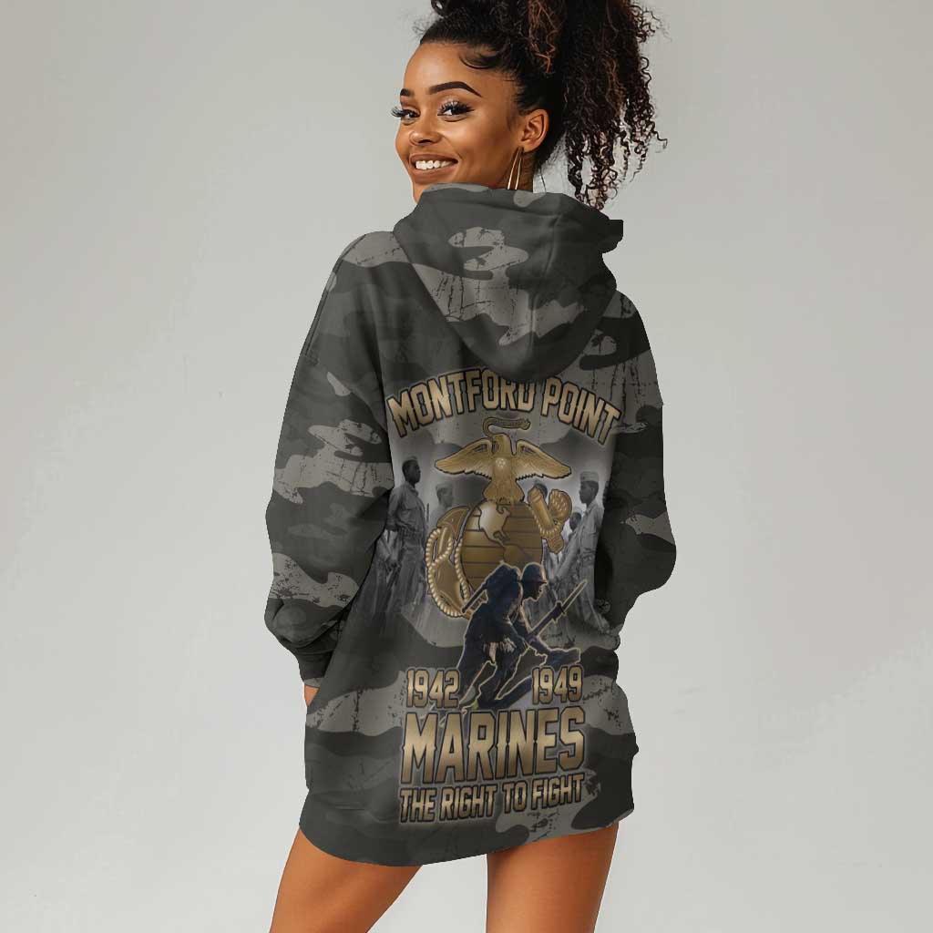 Montford Point Marines 1942-1949 Hoodie Dress The Right to Fight Legacy Tribute
