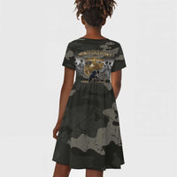 Montford Point Marines 1942-1949 Kid Short Sleeve Dress The Right to Fight Legacy Tribute