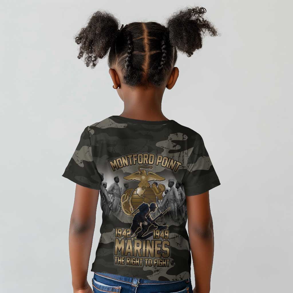 Montford Point Marines 1942-1949 Kid T shirt The Right to Fight Legacy Tribute