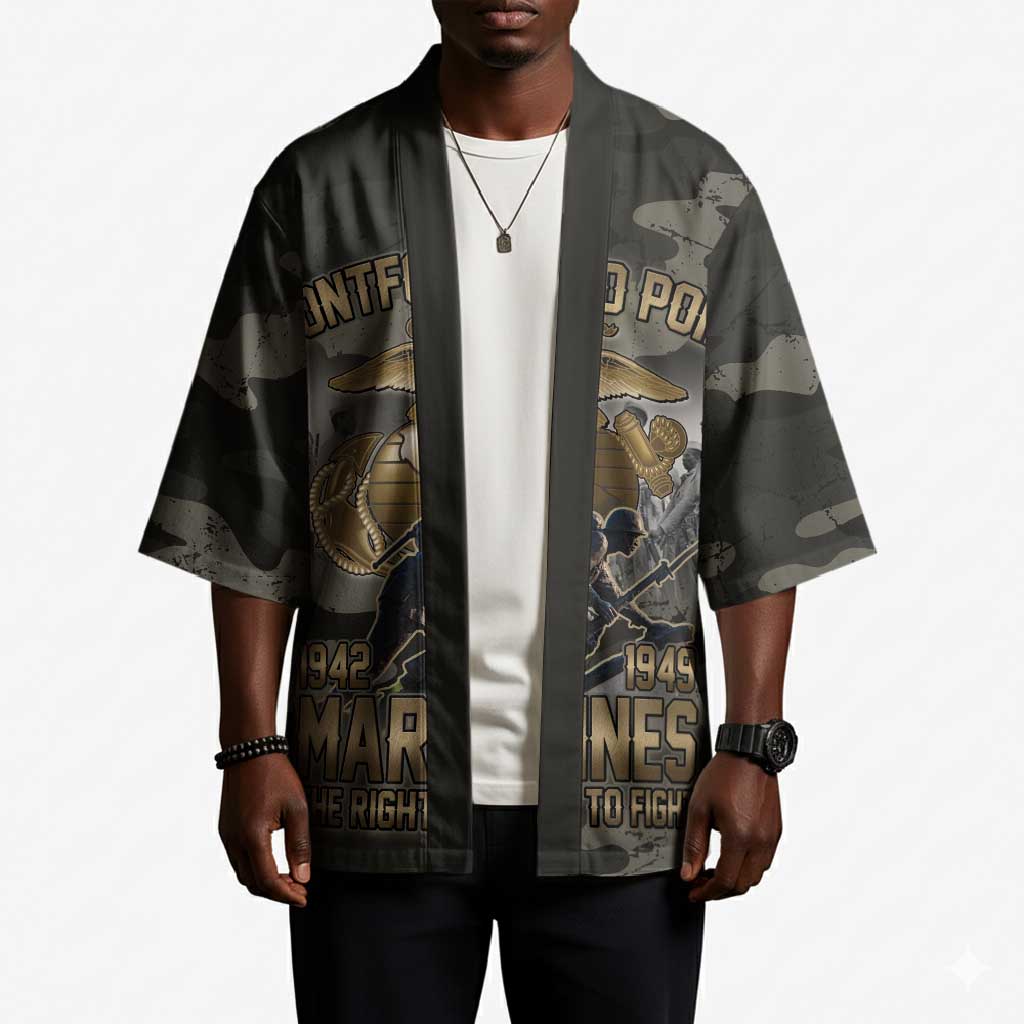 Montford Point Marines 1942-1949 Kimono The Right to Fight Legacy Tribute