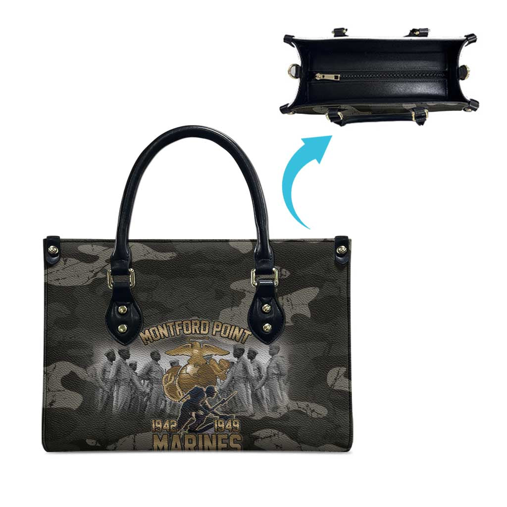 Montford Point Marines 1942-1949 Leather Bag The Right to Fight Legacy Tribute
