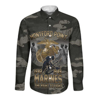 Montford Point Marines 1942-1949 Long Sleeve Button Shirt The Right to Fight Legacy Tribute
