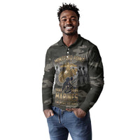 Montford Point Marines 1942-1949 Long Sleeve Polo Shirt The Right to Fight Legacy Tribute