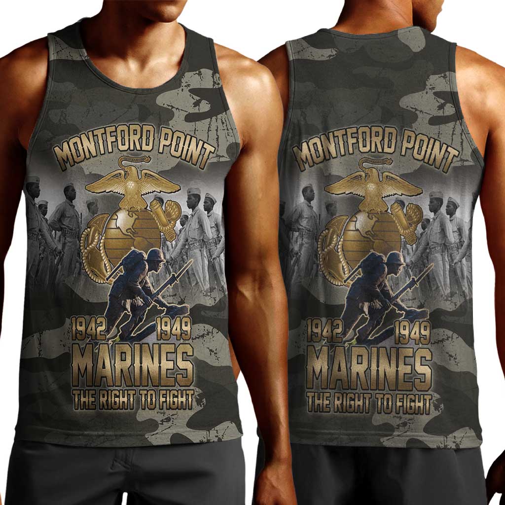Montford Point Marines 1942-1949 Men Tank Top The Right to Fight Legacy Tribute