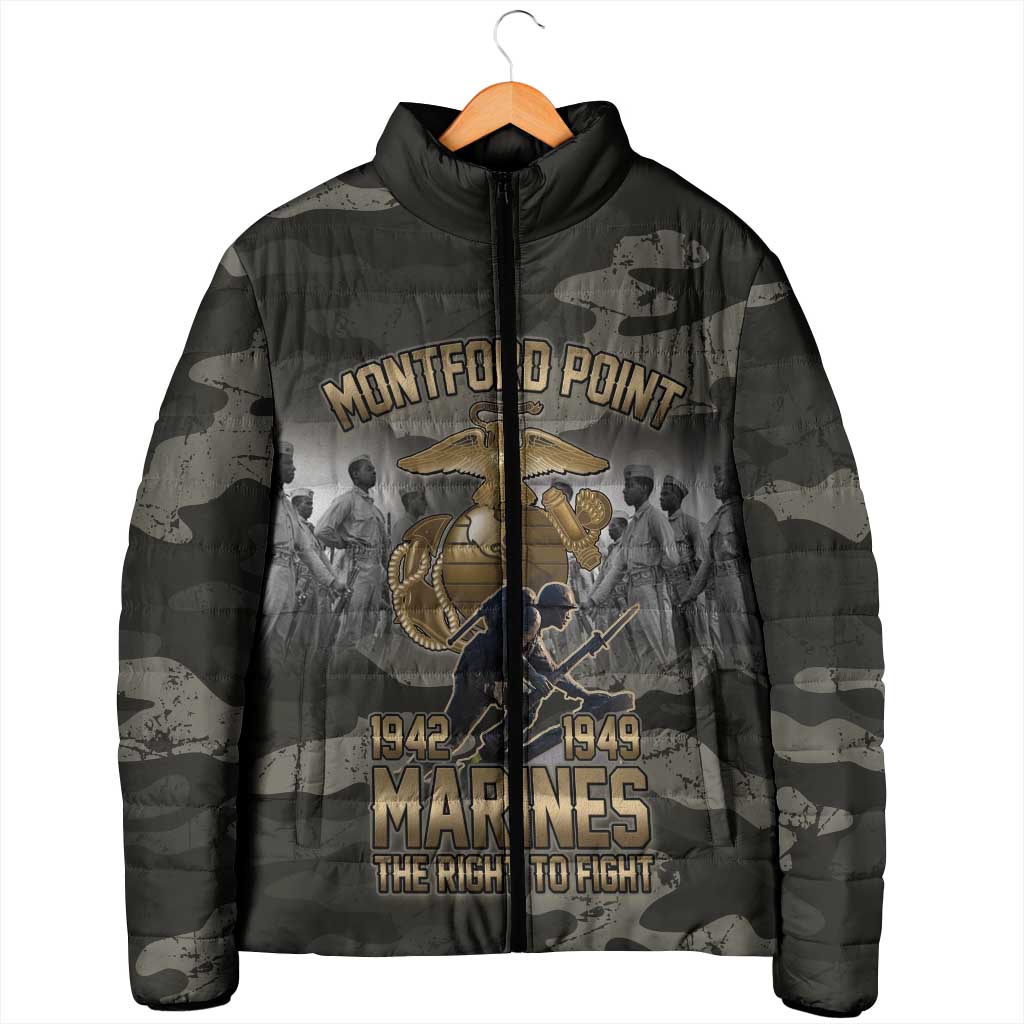 Montford Point Marines 1942-1949 Padded Jacket The Right to Fight Legacy Tribute