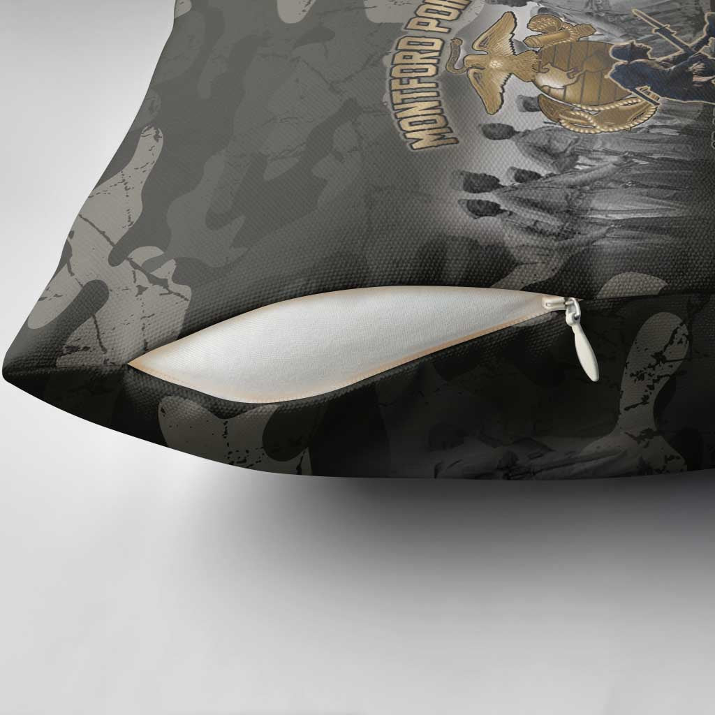 Montford Point Marines 1942-1949 Pillow Cover The Right to Fight Legacy Tribute