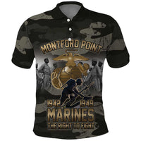 Montford Point Marines 1942-1949 Polo Shirt The Right to Fight Legacy Tribute
