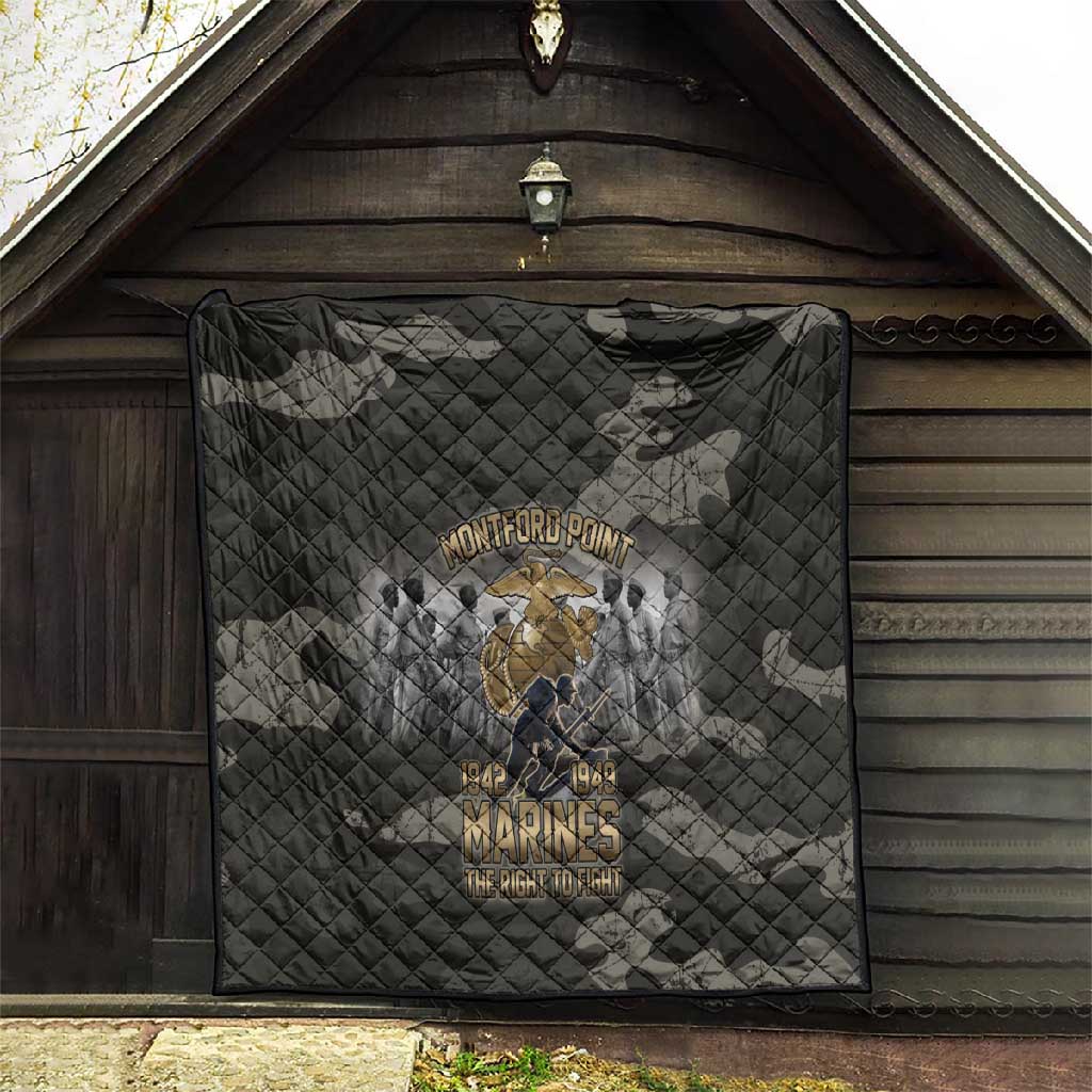 Montford Point Marines 1942-1949 Quilt The Right to Fight Legacy Tribute