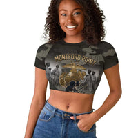 Montford Point Marines 1942-1949 Raglan Cropped T shirt The Right to Fight Legacy Tribute