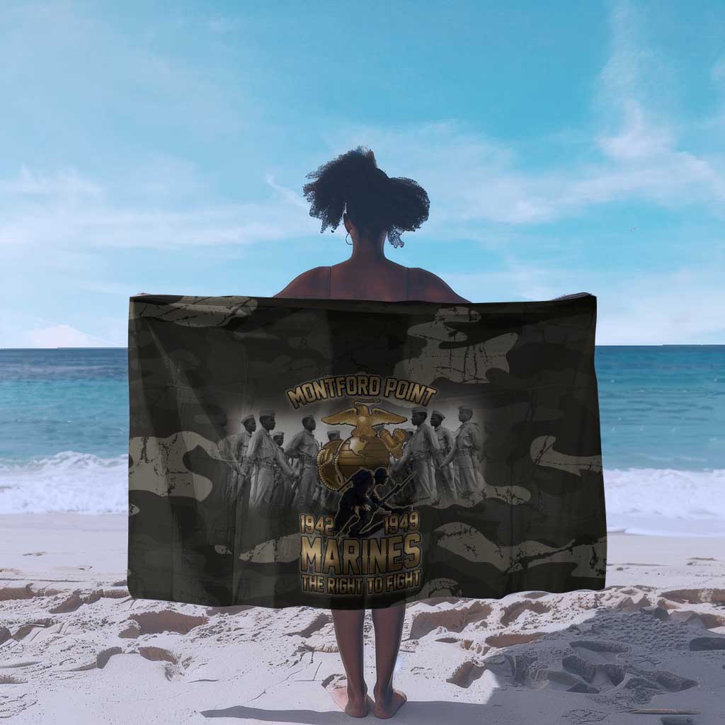 Montford Point Marines 1942-1949 Sarong The Right to Fight Legacy Tribute