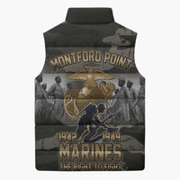 Montford Point Marines 1942-1949 Sleeveless Puffer Jacket The Right to Fight Legacy Tribute