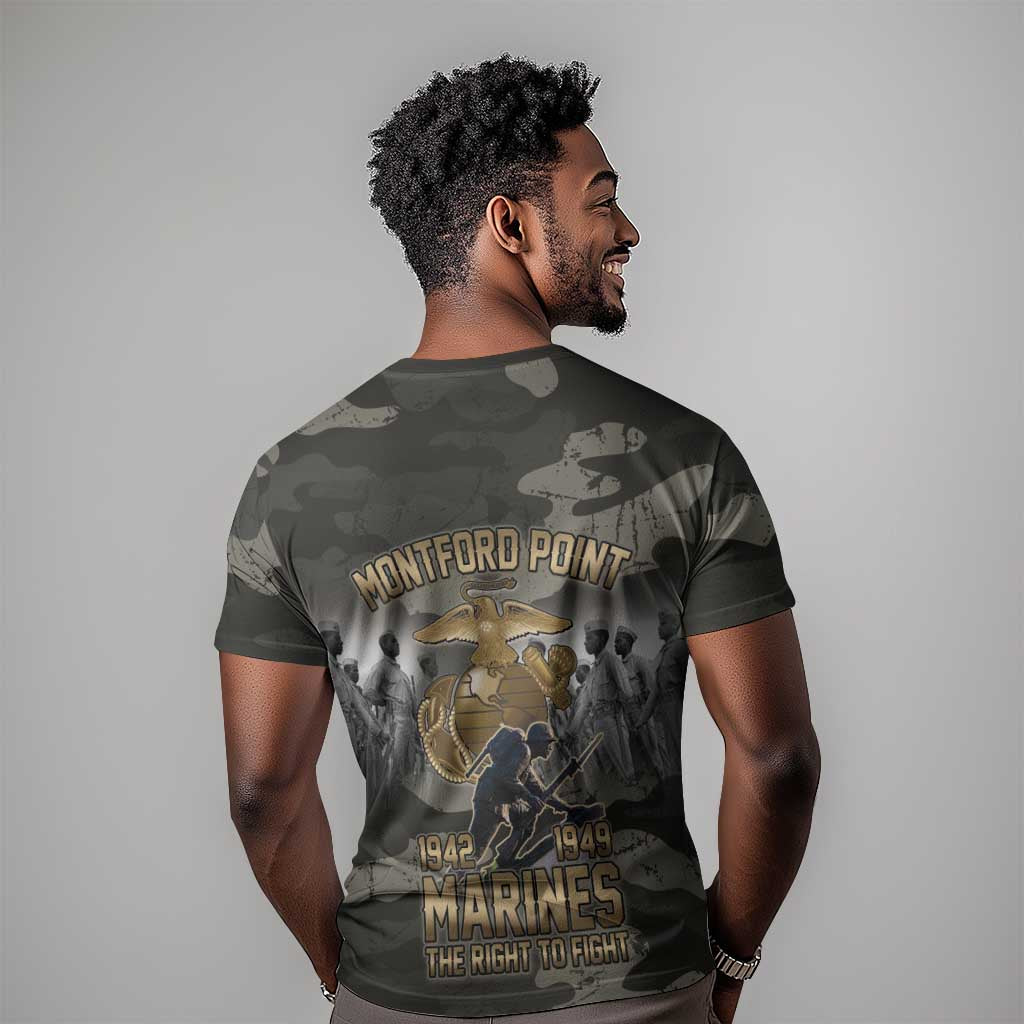 Montford Point Marines 1942-1949 T shirt The Right to Fight Legacy Tribute