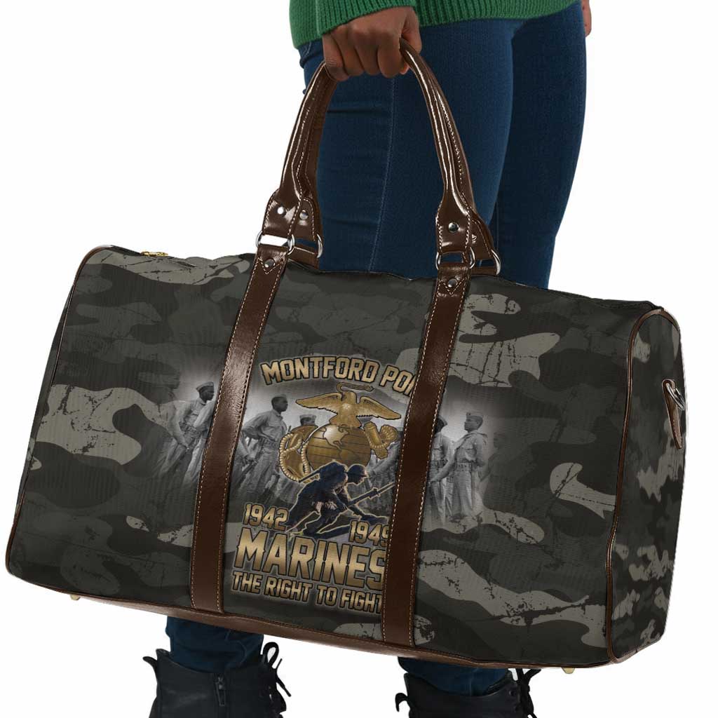 Montford Point Marines 1942-1949 Travel Bag The Right to Fight Legacy Tribute