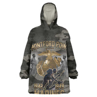 Montford Point Marines 1942-1949 Wearable Blanket Hoodie The Right to Fight Legacy Tribute