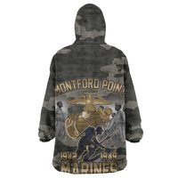 Montford Point Marines 1942-1949 Wearable Blanket Hoodie The Right to Fight Legacy Tribute