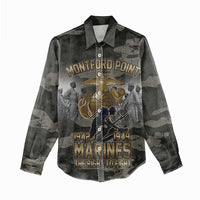 Montford Point Marines 1942-1949 Women Casual Shirt The Right to Fight Legacy Tribute