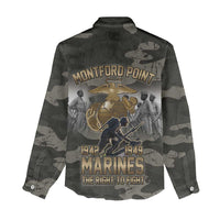 Montford Point Marines 1942-1949 Women Casual Shirt The Right to Fight Legacy Tribute