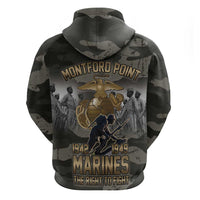 Montford Point Marines 1942-1949 Zip Hoodie The Right to Fight Legacy Tribute