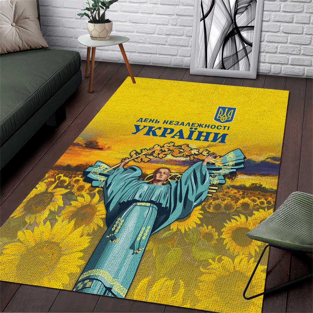 Ukraine Monument Independence Day Area Rug Glory to Ukraine!