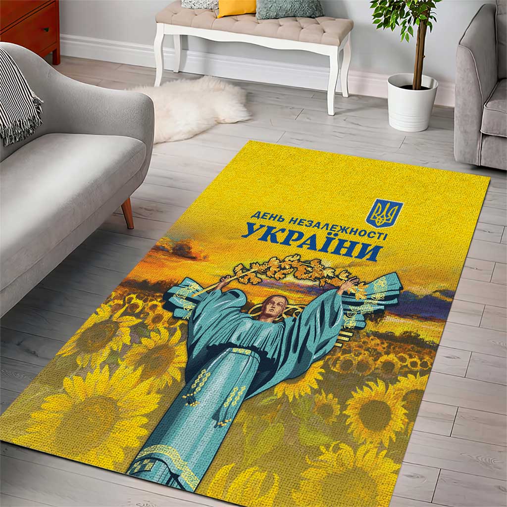 Ukraine Monument Independence Day Area Rug Glory to Ukraine!