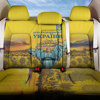 Ukraine Monument Independence Day Back Car Seat Cover Glory to Ukraine!