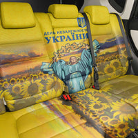Ukraine Monument Independence Day Back Car Seat Cover Glory to Ukraine!