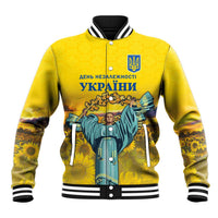 Ukraine Monument Independence Day Baseball Jacket Glory to Ukraine!