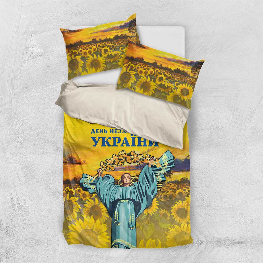 Ukraine Monument Independence Day Bedding Set Glory to Ukraine!