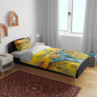 Ukraine Monument Independence Day Bedding Set Glory to Ukraine!