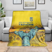 Ukraine Monument Independence Day Blanket Glory to Ukraine!