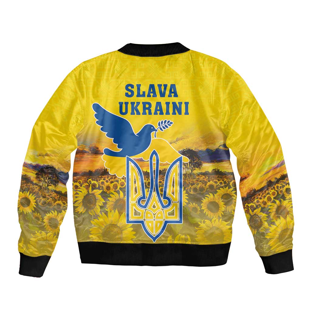 Ukraine Monument Independence Day Bomber Jacket Glory to Ukraine!