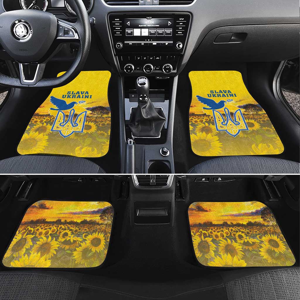 Ukraine Monument Independence Day Car Mats Glory to Ukraine!