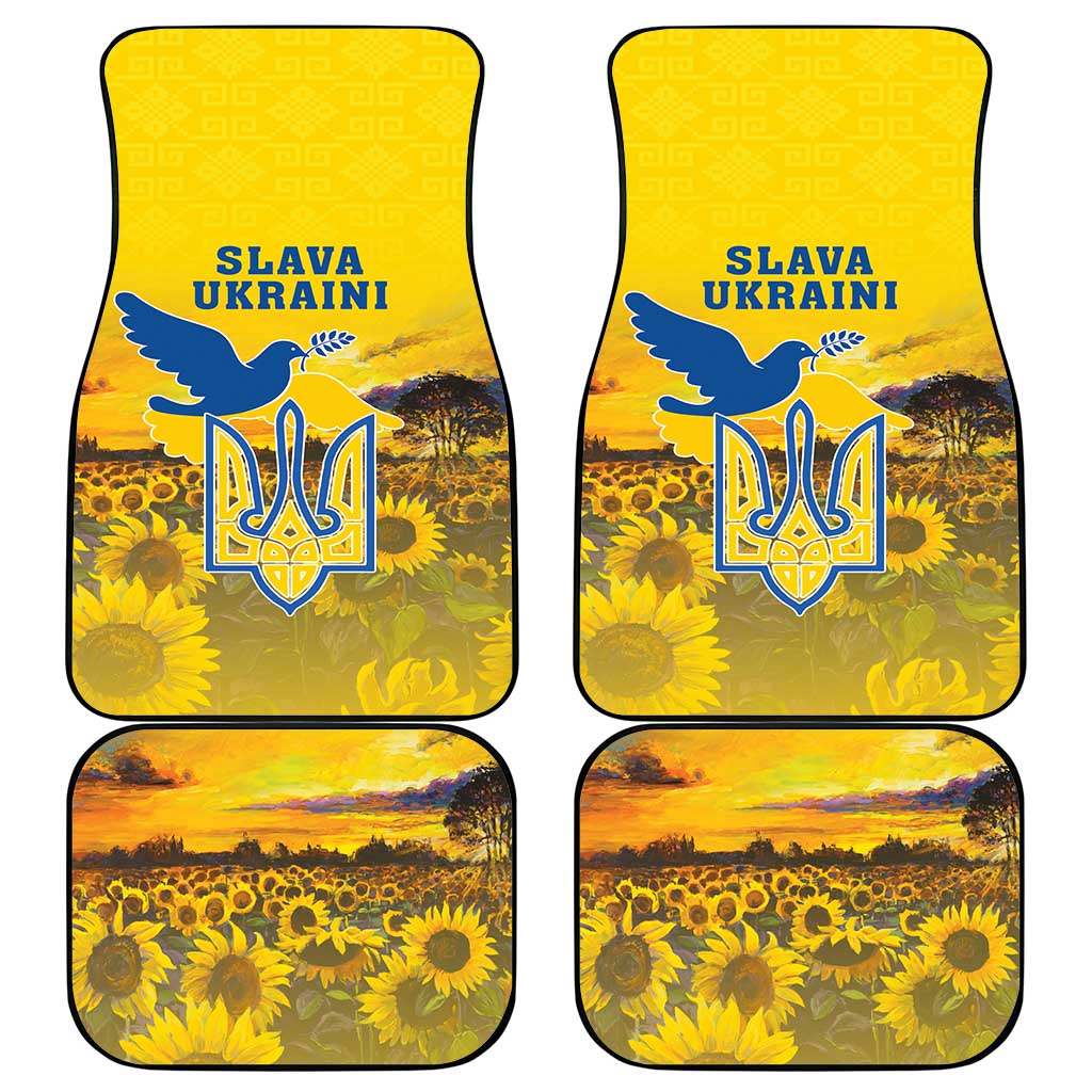 Ukraine Monument Independence Day Car Mats Glory to Ukraine!
