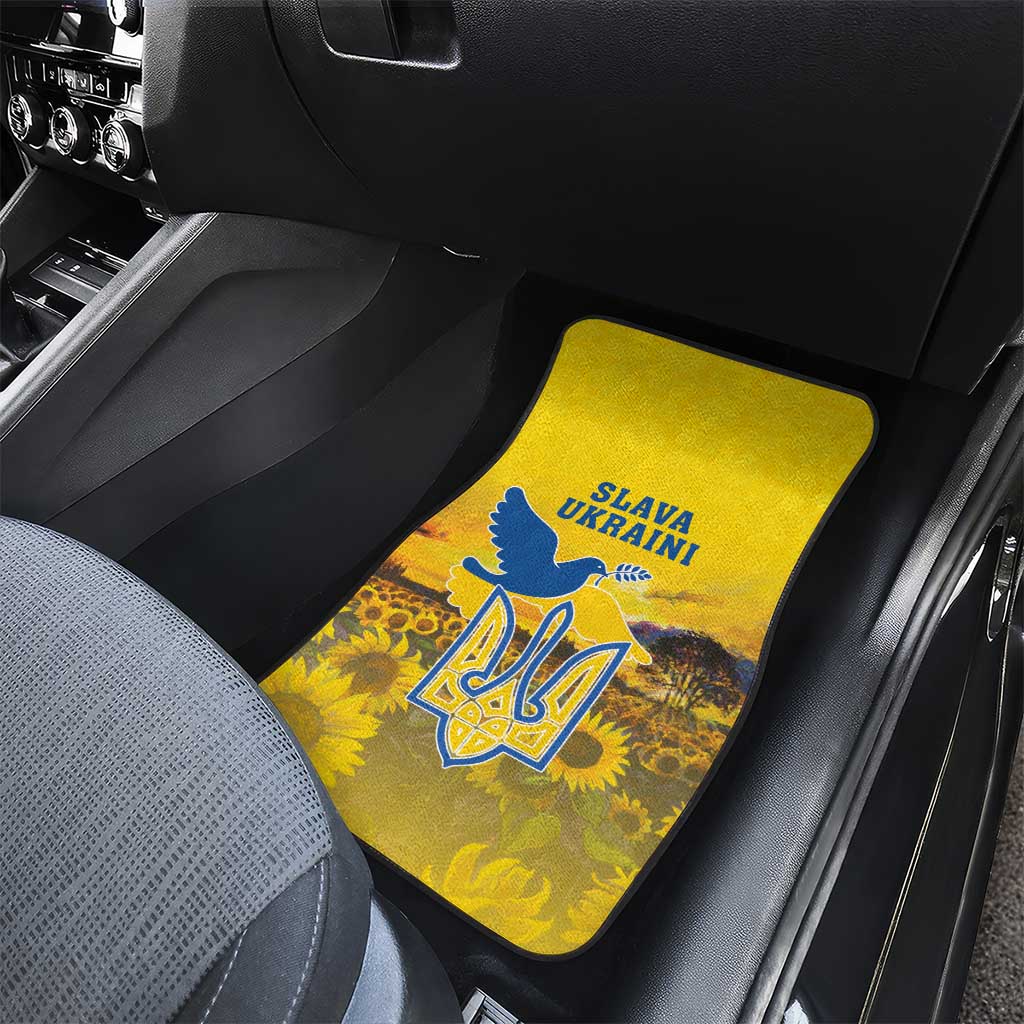 Ukraine Monument Independence Day Car Mats Glory to Ukraine!