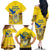 Ukraine Monument Independence Day Family Matching Off The Shoulder Long Sleeve Dress and Hawaiian Shirt Glory to Ukraine!
