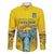 Ukraine Monument Independence Day Family Matching Off The Shoulder Long Sleeve Dress and Hawaiian Shirt Glory to Ukraine!