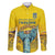 Ukraine Monument Independence Day Family Matching Puletasi and Hawaiian Shirt Glory to Ukraine!