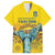 Ukraine Monument Independence Day Family Matching Short Sleeve Bodycon Dress and Hawaiian Shirt Glory to Ukraine!