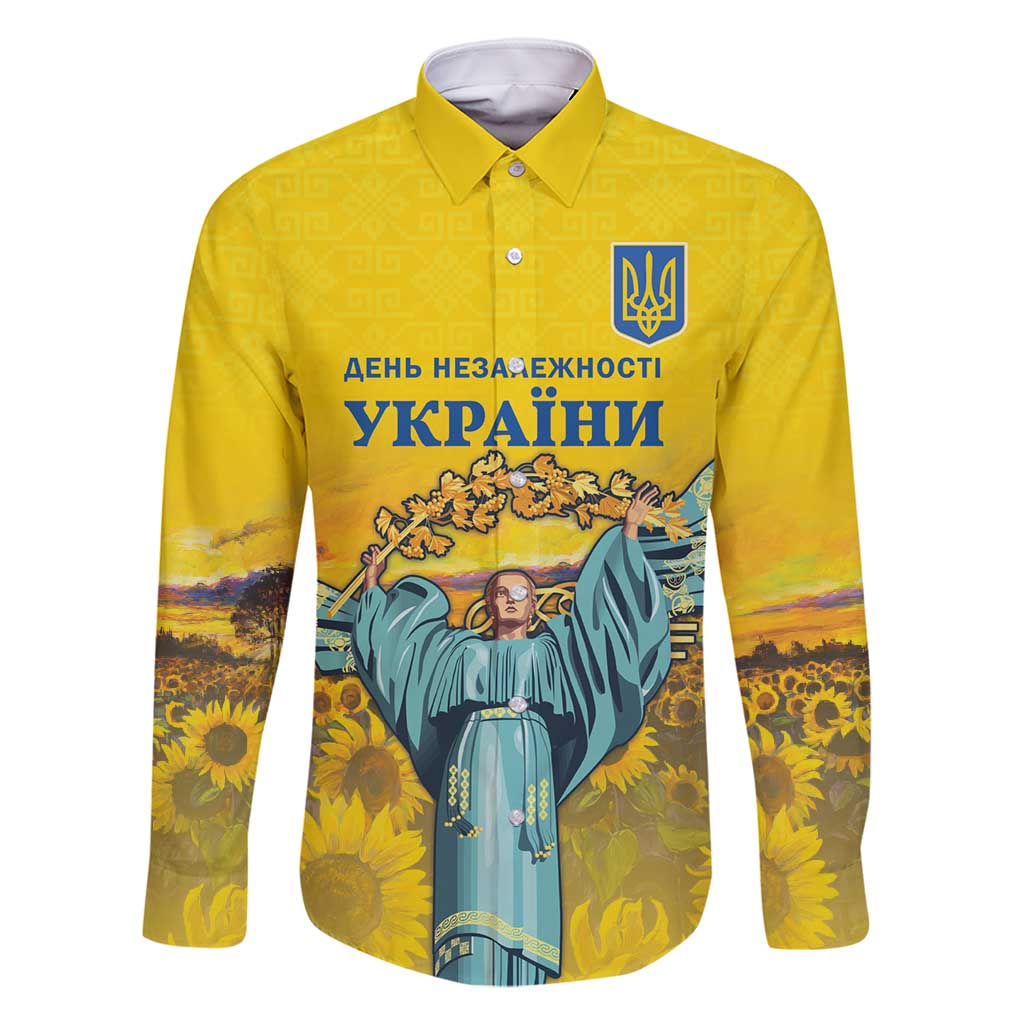 Ukraine Monument Independence Day Family Matching Tank Maxi Dress and Hawaiian Shirt Glory to Ukraine!