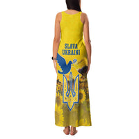 Ukraine Monument Independence Day Family Matching Tank Maxi Dress and Hawaiian Shirt Glory to Ukraine!