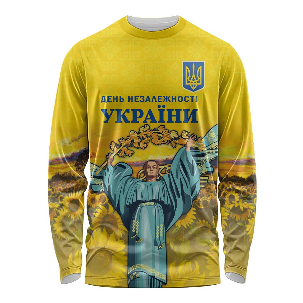 Ukraine Monument Independence Day Long Sleeve Shirt Glory to Ukraine!