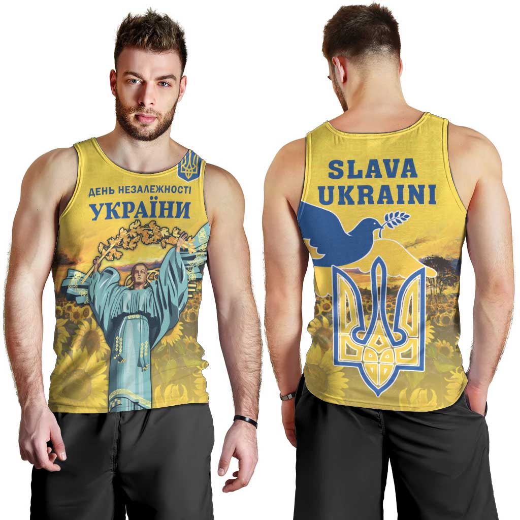 Ukraine Monument Independence Day Men Tank Top Glory to Ukraine!