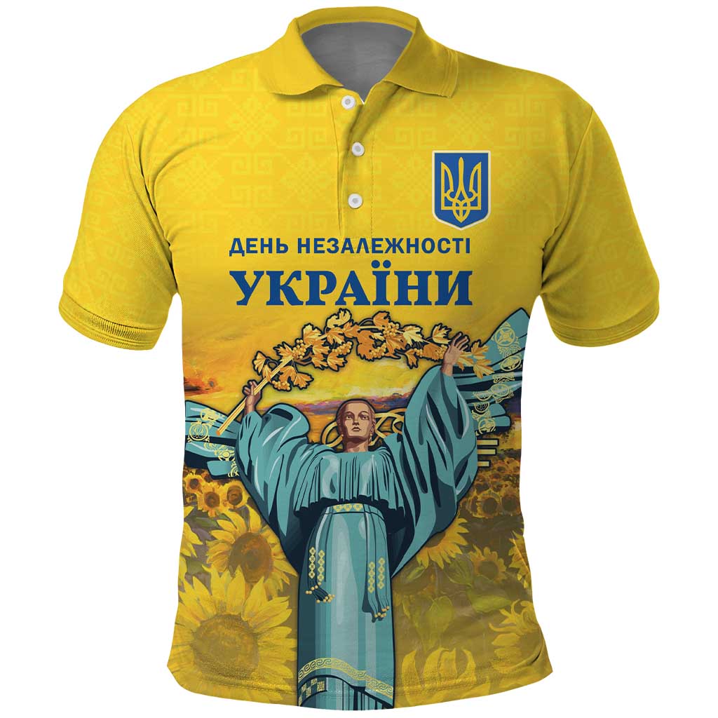 Ukraine Monument Independence Day Polo Shirt Glory to Ukraine!