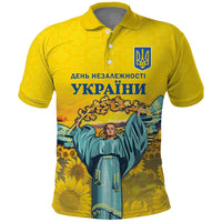 Ukraine Monument Independence Day Polo Shirt Glory to Ukraine!