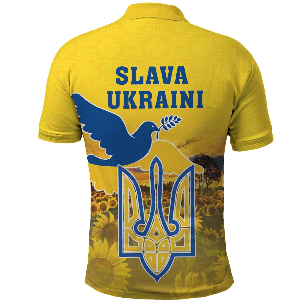 Ukraine Monument Independence Day Polo Shirt Glory to Ukraine!