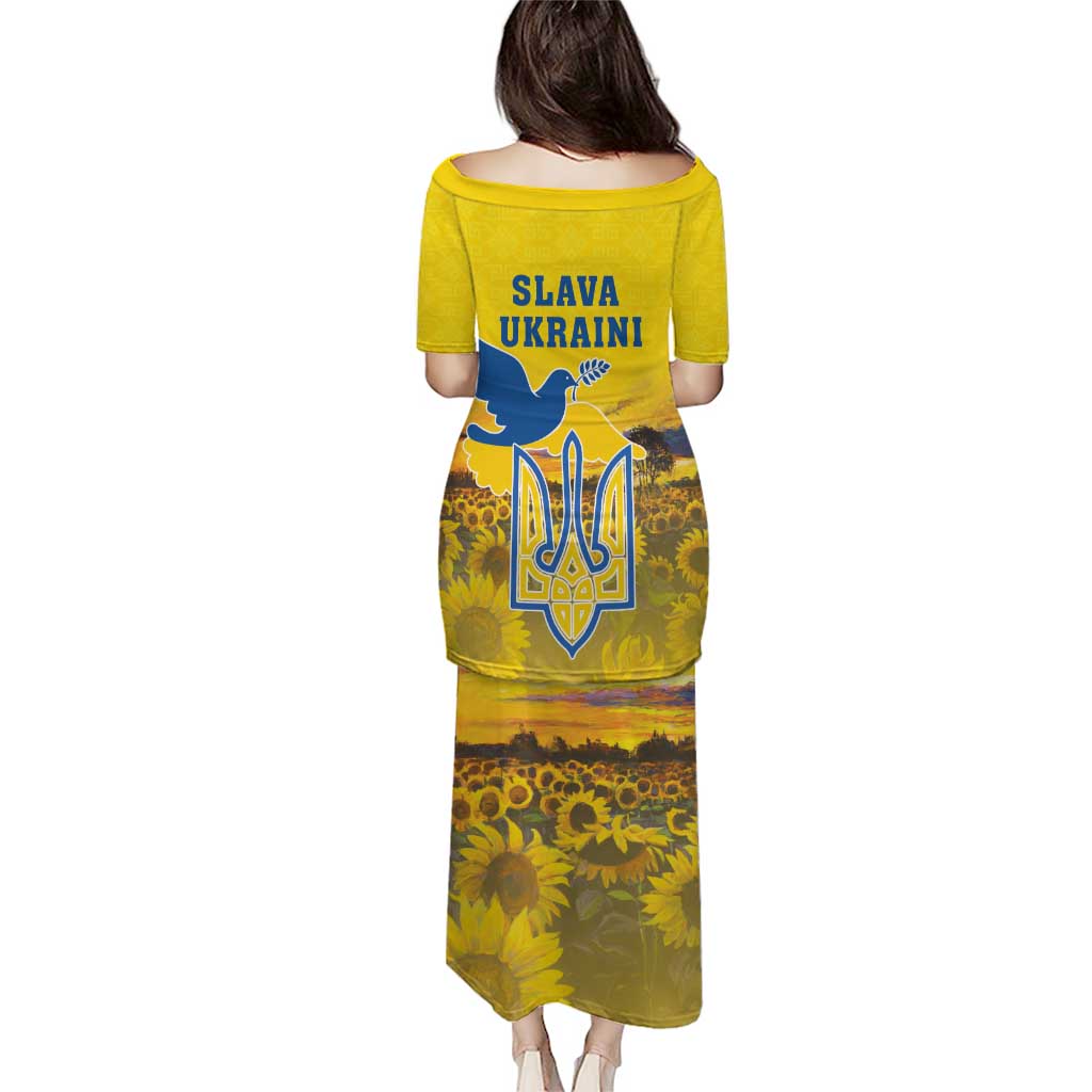 Ukraine Monument Independence Day Puletasi Glory to Ukraine!