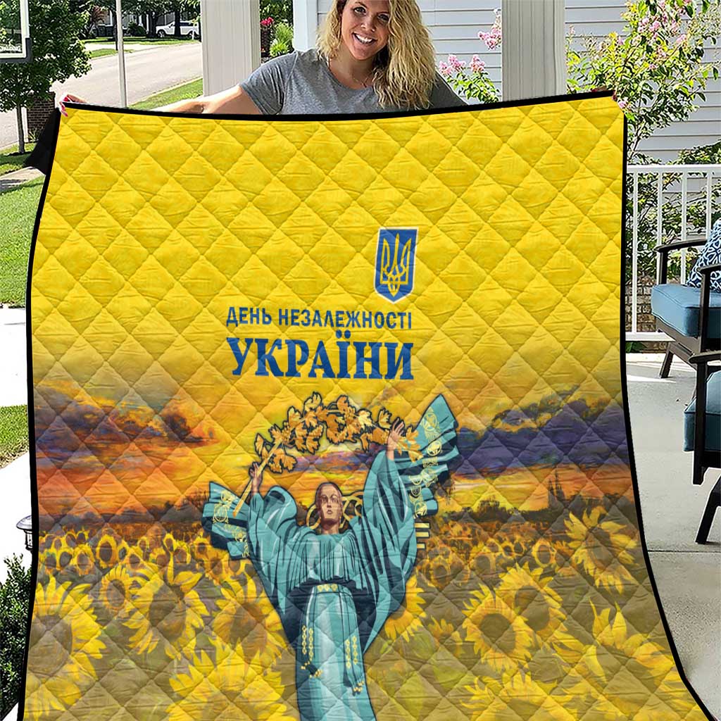 Ukraine Monument Independence Day Quilt Glory to Ukraine!
